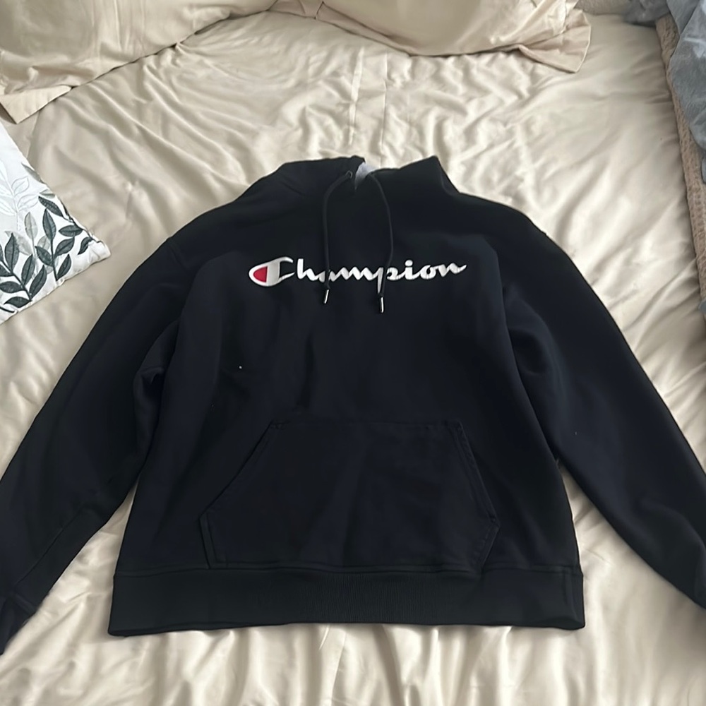 Champion Black Pullover Hoodie